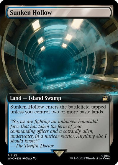 Sunken Hollow (Extended Art) (Surge Foil)