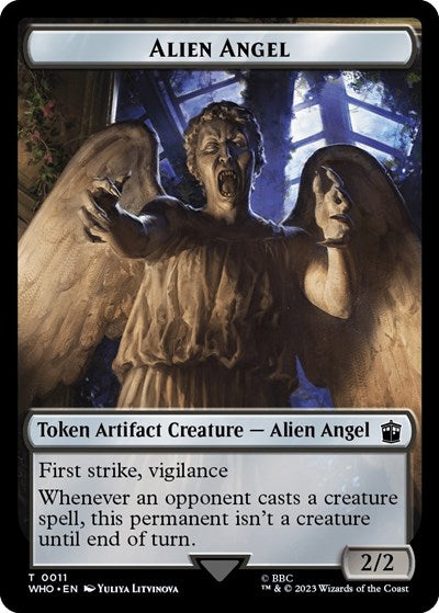 Alien Angel // Clue (0023) Double-Sided Token