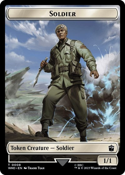 Soldier // Food (0026) Double-Sided Token