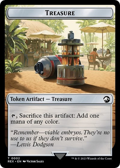 Treasure (0002) // Golem Double-Sided Token