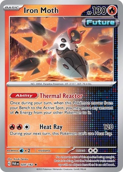Iron Moth - 028/182 (Cosmos Holo)