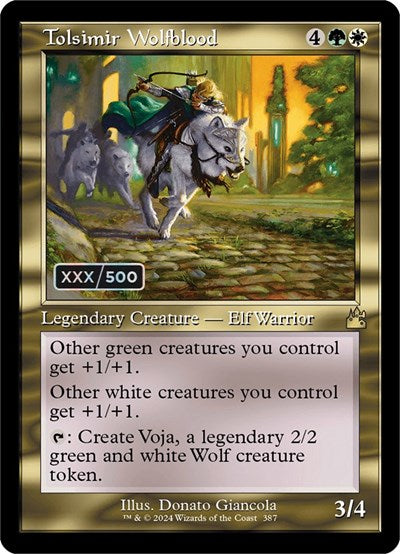 Tolsimir Wolfblood (Retro Frame) (Serial Numbered)