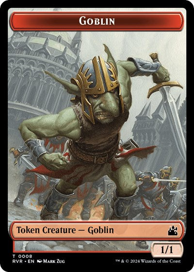 Goblin (0008) // Spirit (0004) Double-Sided Token