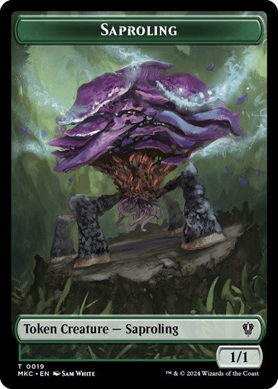 Saproling // Manifest Double-Sided Token