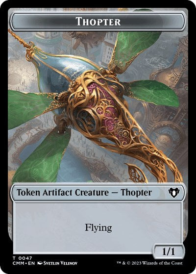 Thopter // Elemental (0025) Double-Sided Token