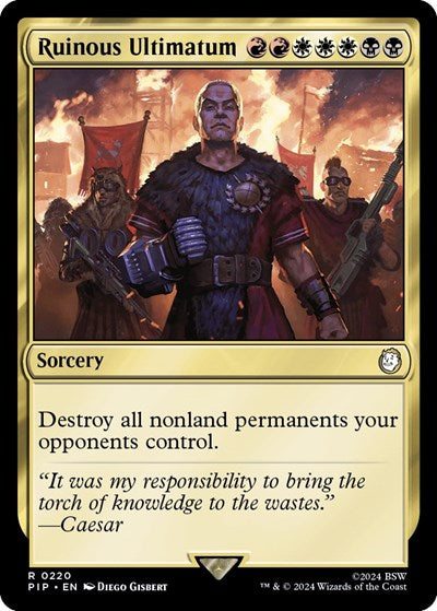 Ruinous Ultimatum