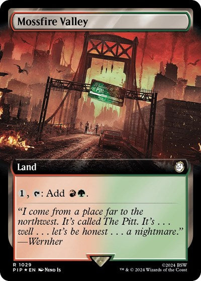 Mossfire Valley (Extended Art) (Surge Foil)