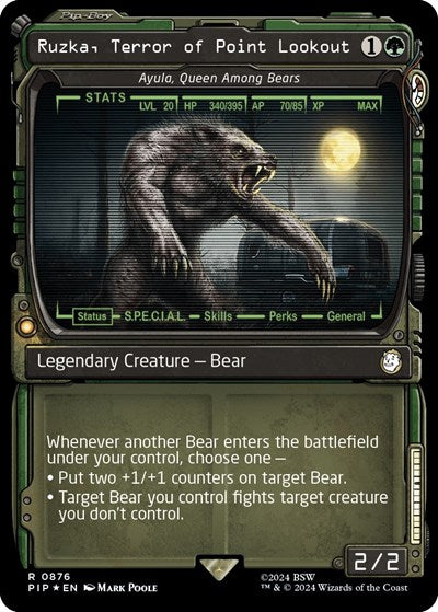 Ruzka, Terror of Point Lookout - Ayula, Queen Among Bears (Showcase) (Surge Foil)