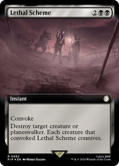 Lethal Scheme (Extended Art) (Surge Foil)
