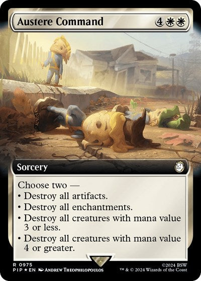 Austere Command (Extended Art) (Surge Foil)