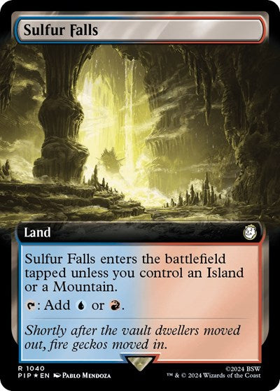 Sulfur Falls (Extended Art) (Surge Foil)
