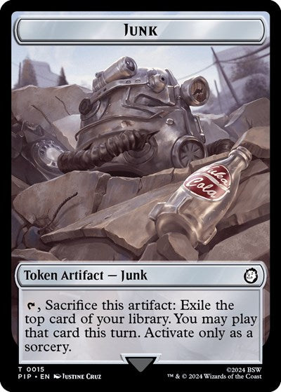 Junk // Zombie Mutant Double-Sided Token