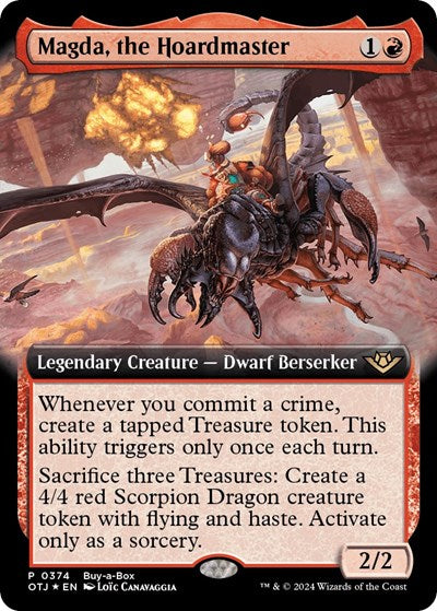Magda, the Hoardmaster (Extended Art)