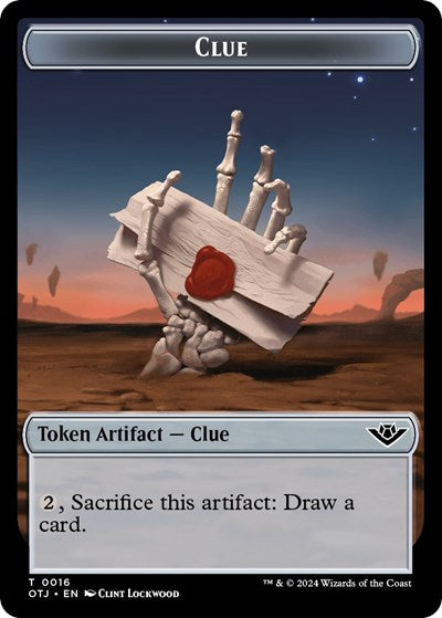 Clue // Plot Double-Sided Token