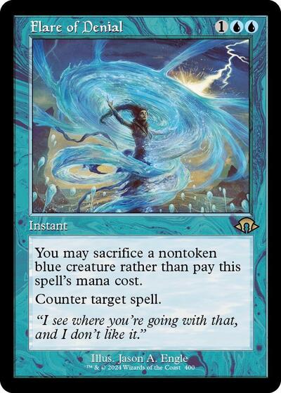 Flare of Denial (Retro Frame)