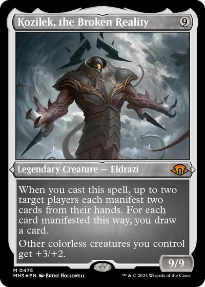 Kozilek, the Broken Reality (Foil Etched)