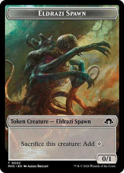 Eldrazi Spawn // Plant Double-Sided Token