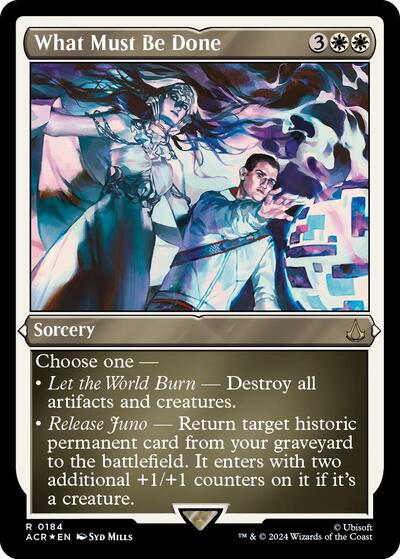 What Must Be Done (Foil Etched)