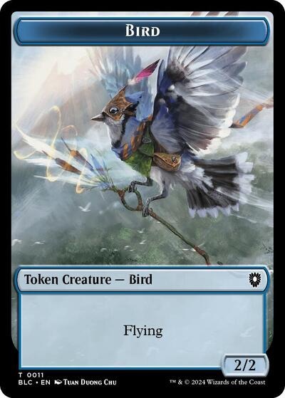 Bird (0011) // Shark Double-Sided Token