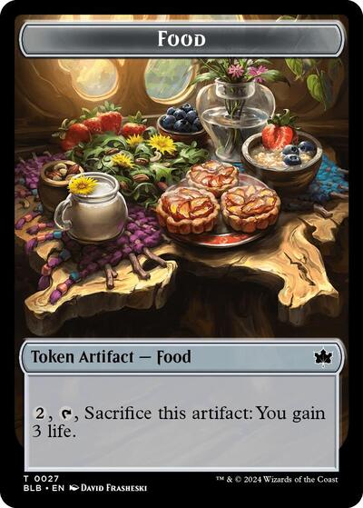 Food // Bushy Bodyguard Double-Sided Token
