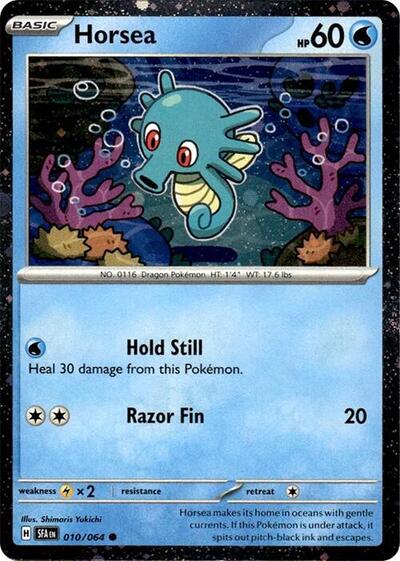 Horsea - 010/064 (Cosmos Holo)