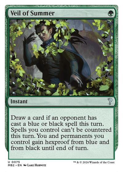 Veil of Summer (White Border)