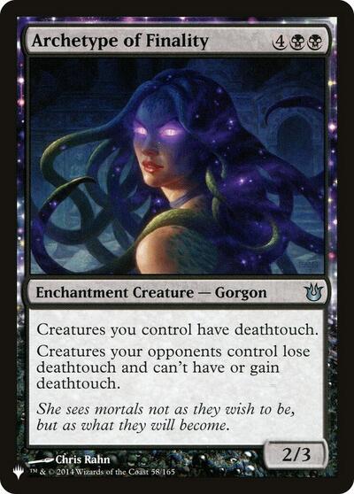 Archetype of Finality