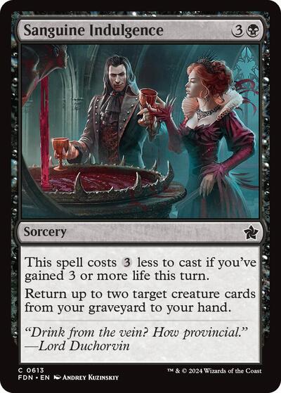 Sanguine Indulgence