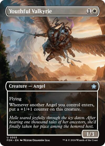 Youthful Valkyrie (Borderless)