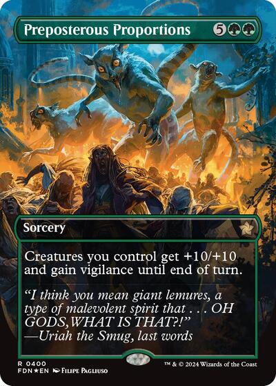 Preposterous Proportions (Borderless) (Mana Foil)