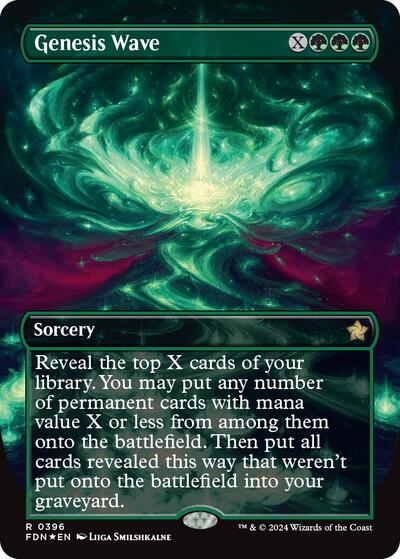 Genesis Wave (Borderless) (Mana Foil)