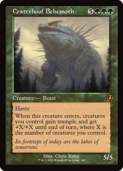 Craterhoof Behemoth (Retro Frame)