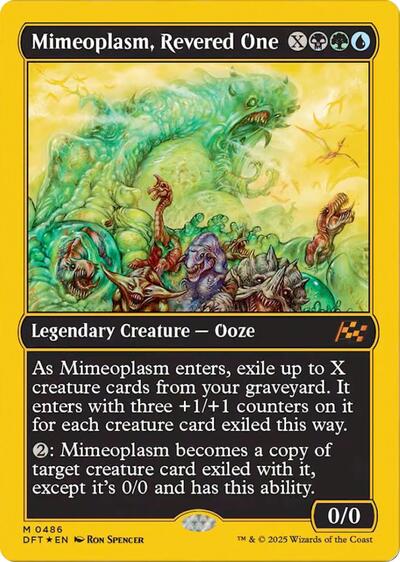 Mimeoplasm, Revered One (First-Place Foil)
