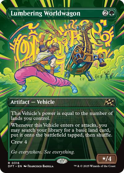 Lumbering Worldwagon (Borderless)