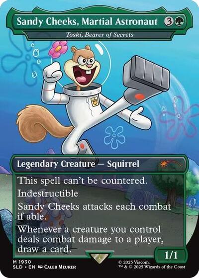 Sandy Cheeks, Martial Astronaut - Toski, Bearer of Secrets