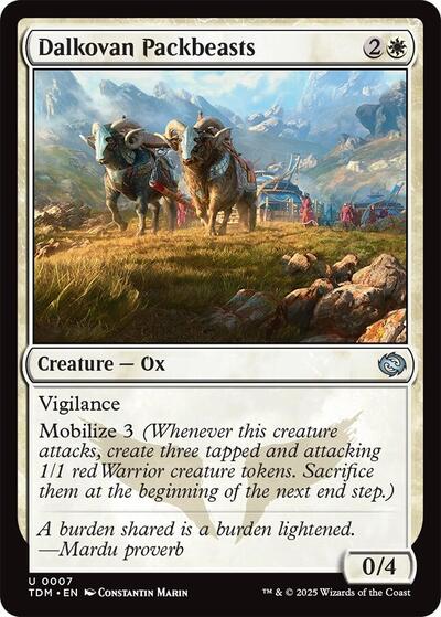 Dalkovan Packbeasts