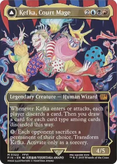 Kefka, Court Mage (0322) (Borderless)