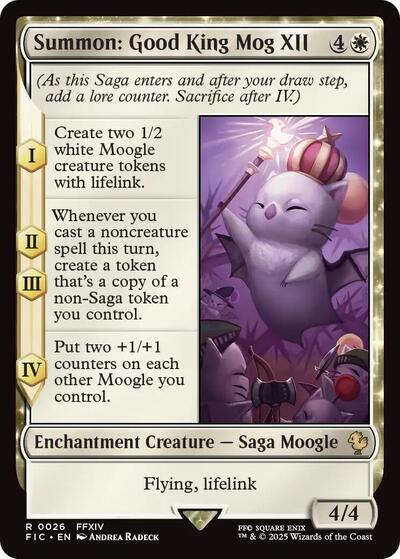 Summon: Good King Mog XII