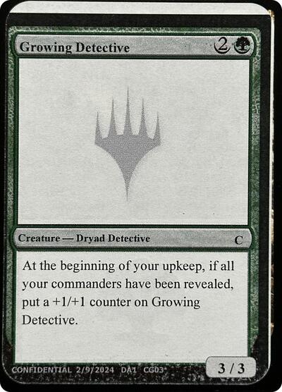 Growing Detective