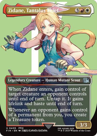 Zidane, Tantalus Thief (Borderless)
