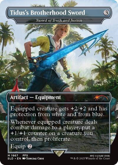 Tidus's Brotherhood Sword - Sword of Truth and Justice