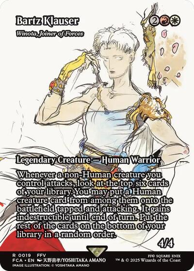 Bartz Klauser - Winota, Joiner of Forces (Showcase)