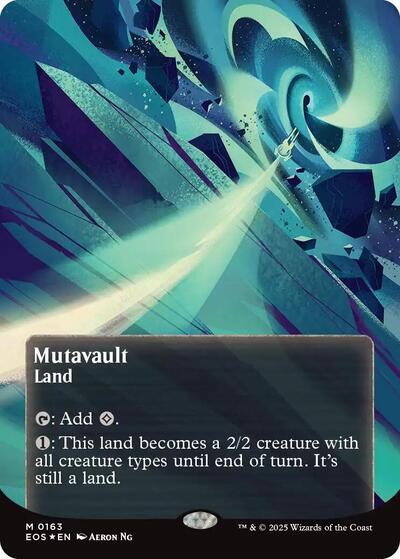 Mutavault (0163) (Borderless) (Galaxy Foil)