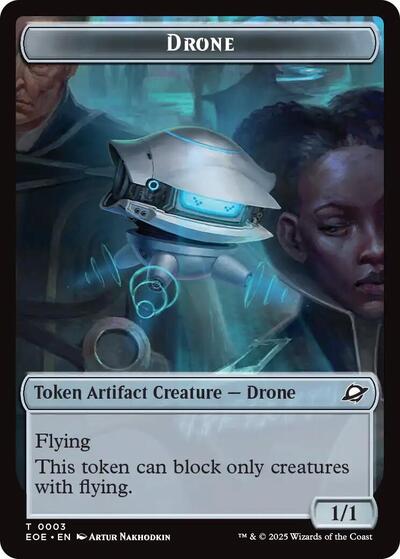Drone // Lander (0005) Doubled-Sided Token