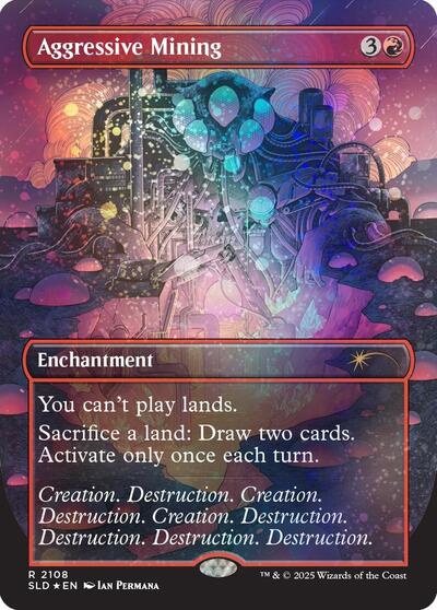 Aggressive Mining (Galaxy Foil)