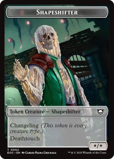 Shapeshifter // Golem (0013) Double-Sided Token