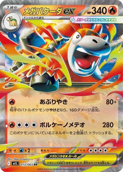 Mega Camerupt ex - 013/063
