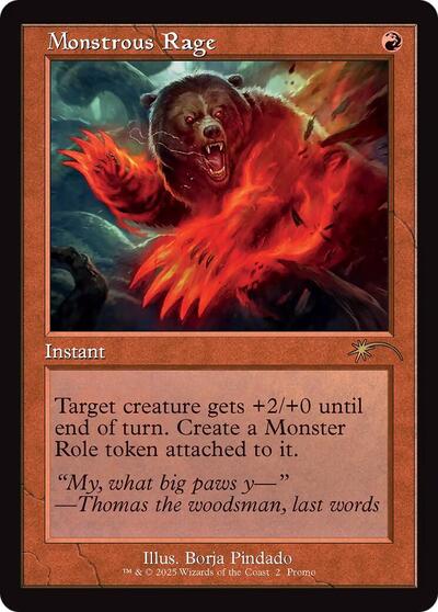 Monstrous Rage (Retro Frame)
