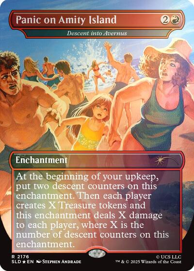 Panic on Amity Island - Descent into Avernus (Rainbow Foil)