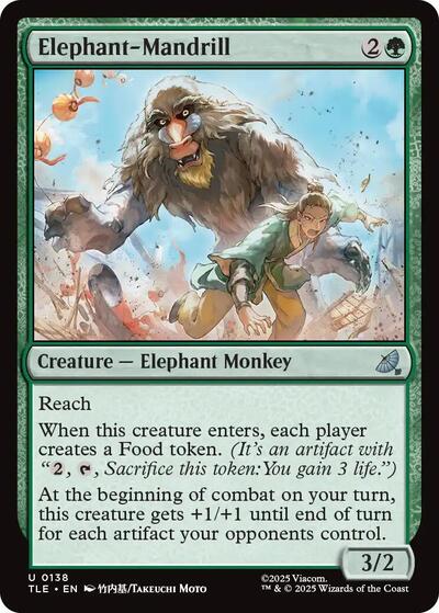Elephant-Mandrill